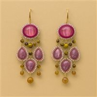 Orecchini Donna in Argento Agata Cianfrone Gioielli F127OR-ART36-LILLA